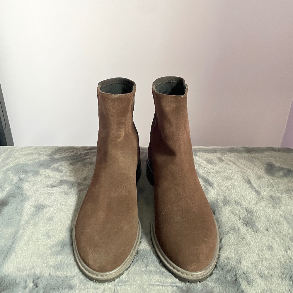 STUART WEITZMAN Suede Ankle Boots